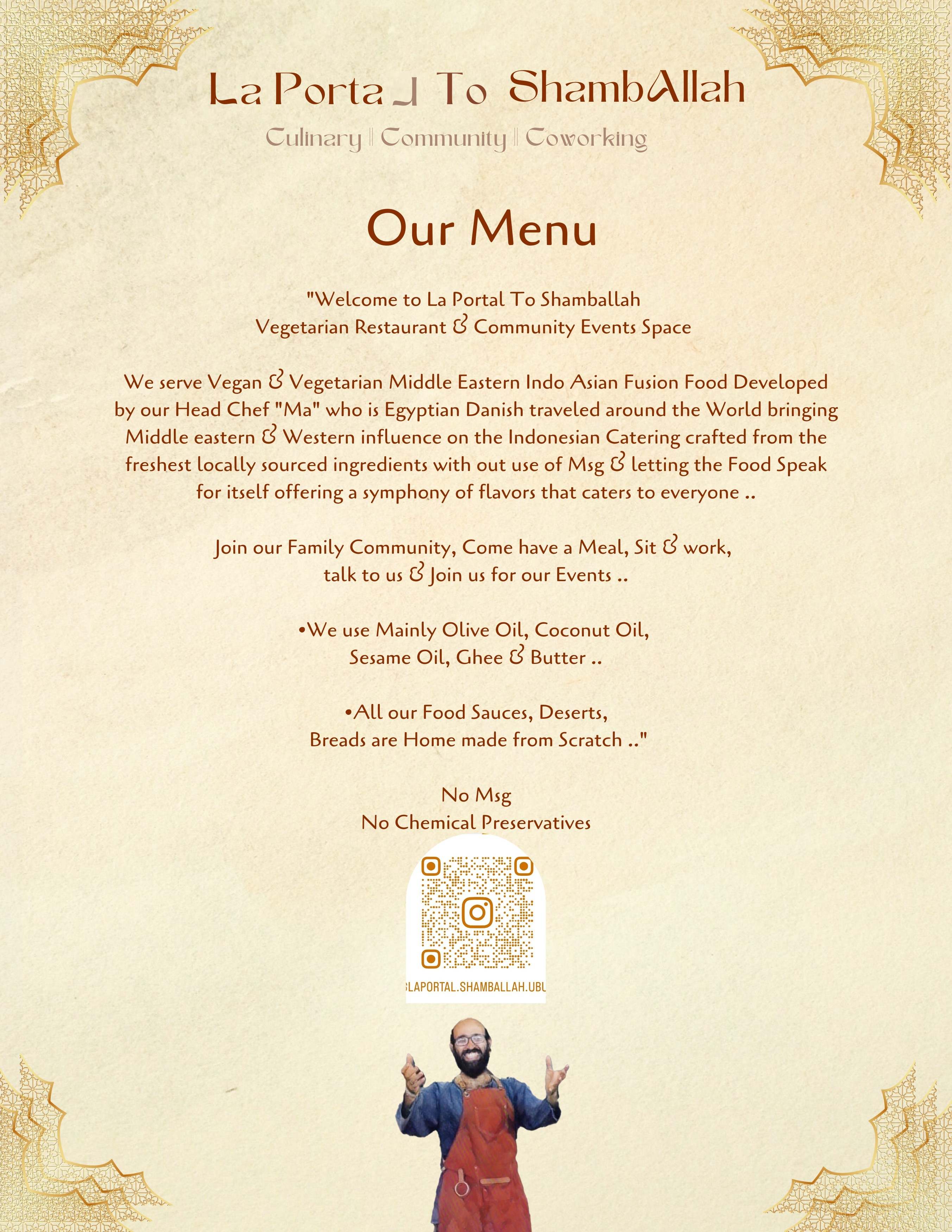 La Portal to ShambAllah Menu Introduction
